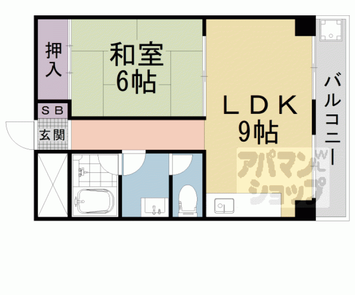 【山科ハイツ】間取