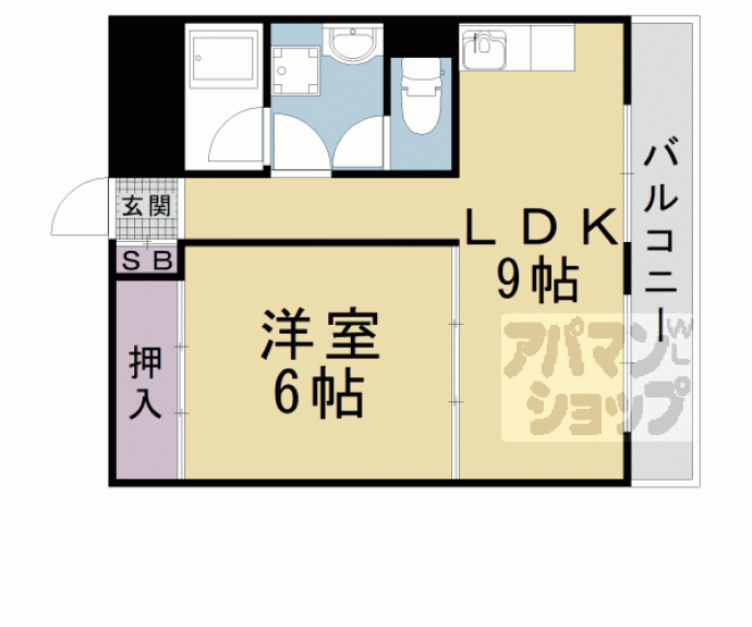 【山科ハイツ】間取