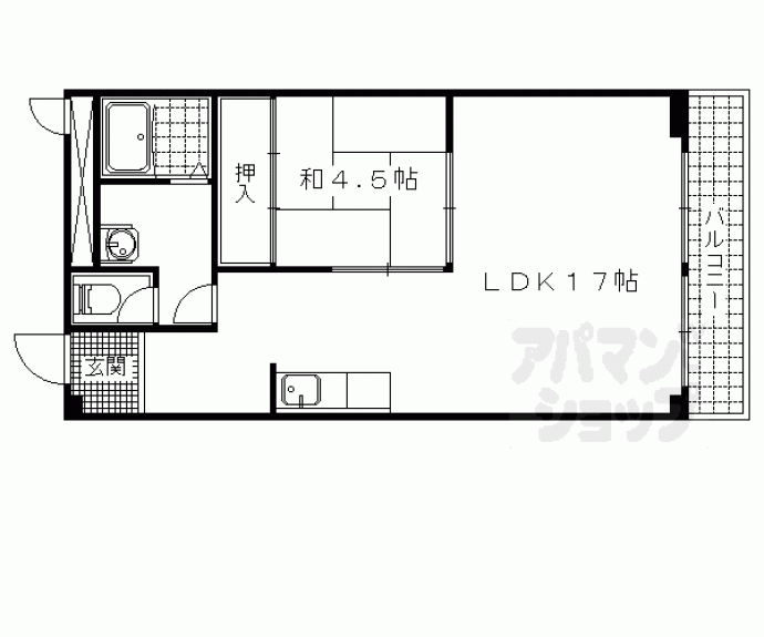 【山科ハイツ】間取