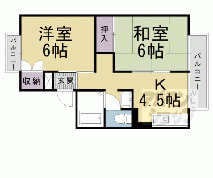【セジュールつつみ】間取