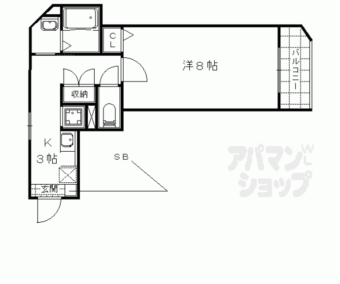 【イーストヴィレッジ大宅】間取