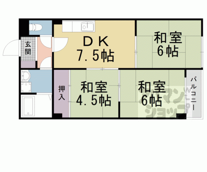 【ハウス・オブ・ローゼⅢ】間取