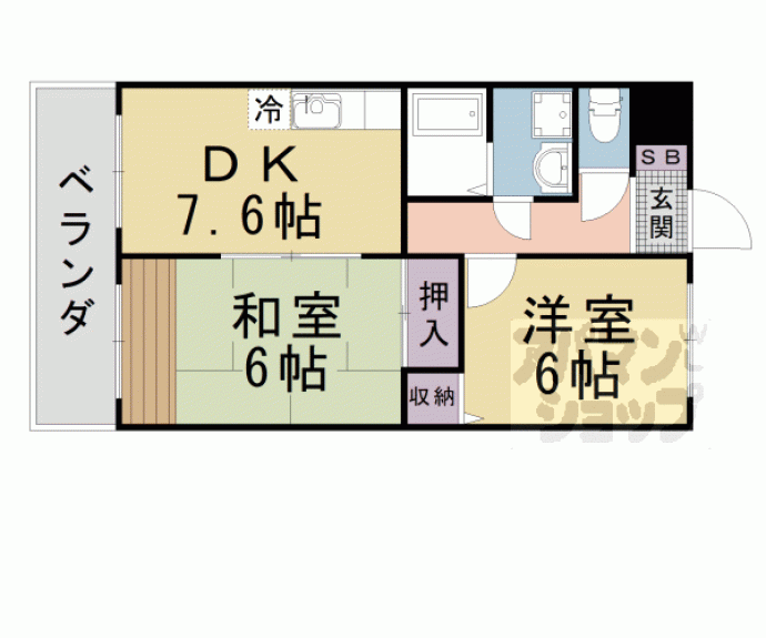 【ミレニアム加納】間取
