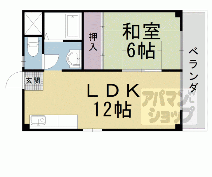 【コープみささぎ】間取