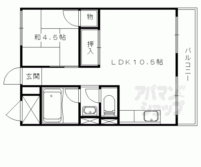 【コープみささぎ】間取