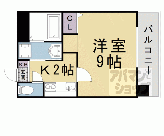 【ファービスコート東野】間取