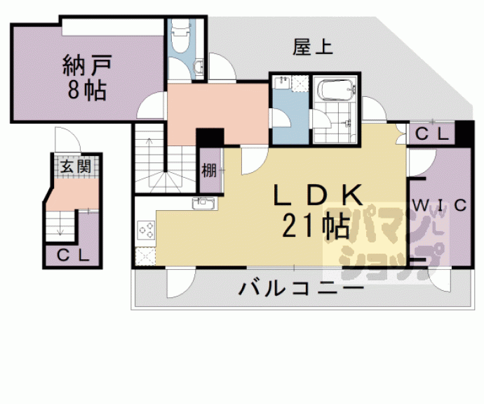 【ファービスコート東野】間取