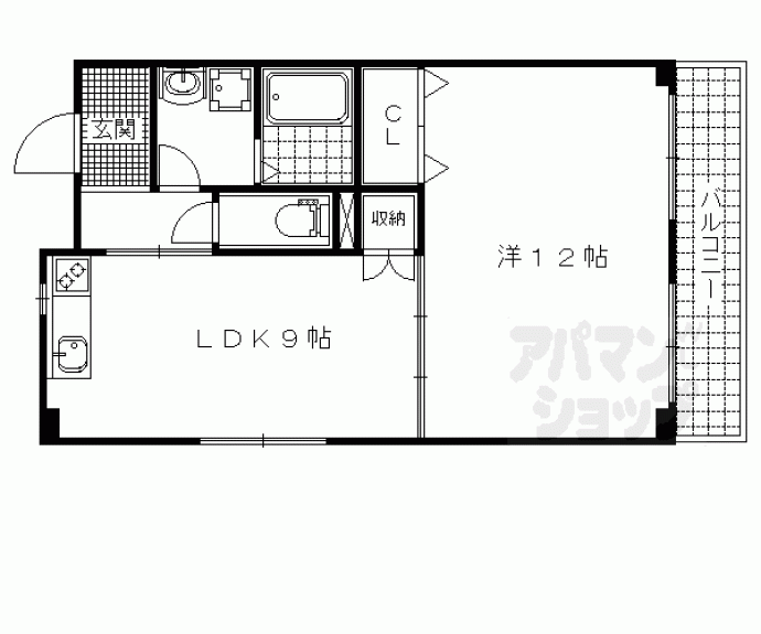 【シャンドール東野】間取