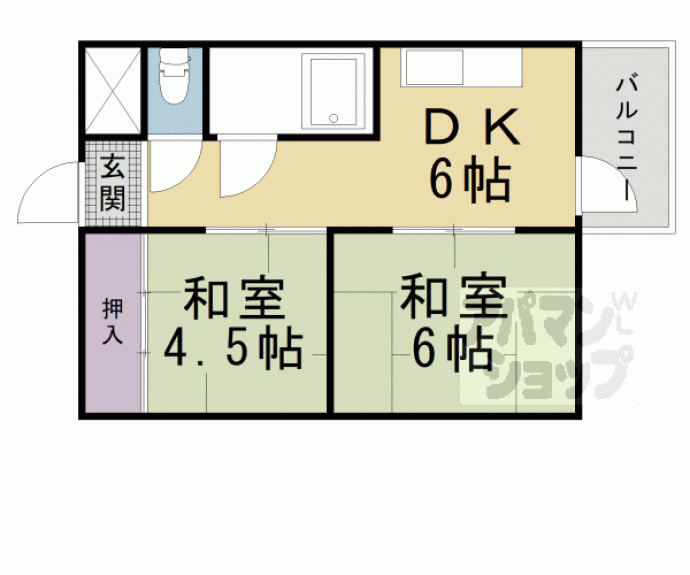 【花園マンション】間取