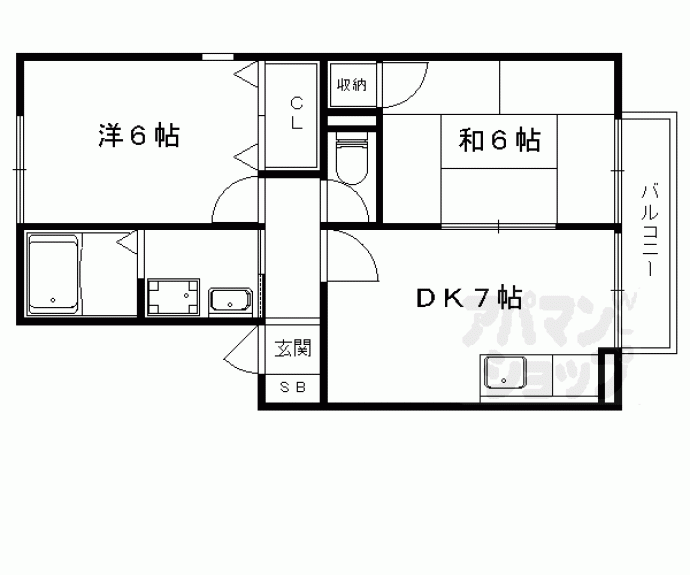 【ハイカムール御供田】間取