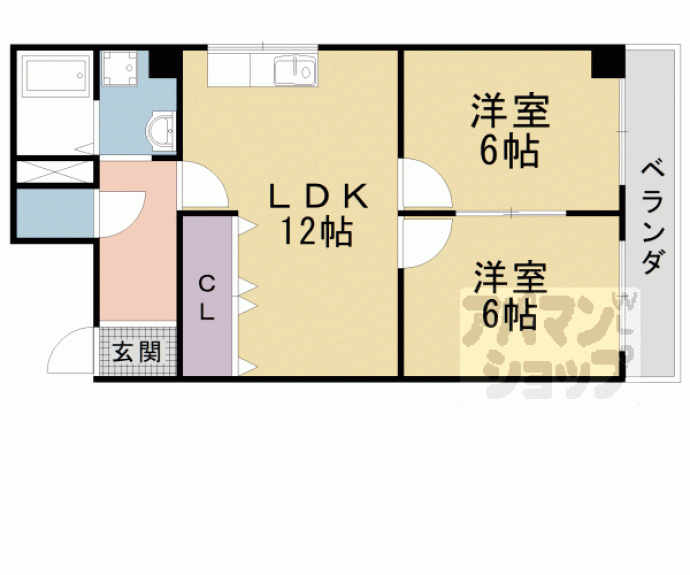 【ローズハイツ】間取