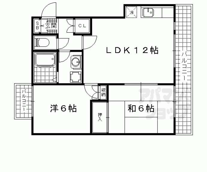 【メリーコンフォート】間取