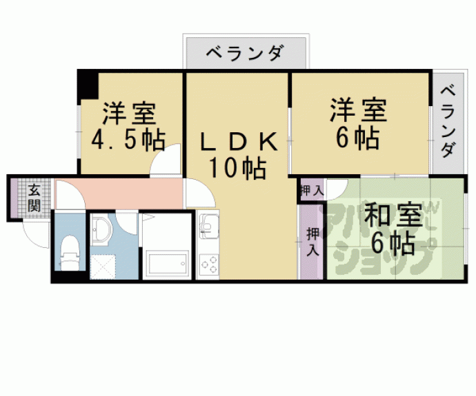 【ヌーベル上花山】間取