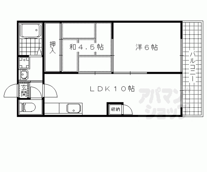 【御陵レジデンス】間取