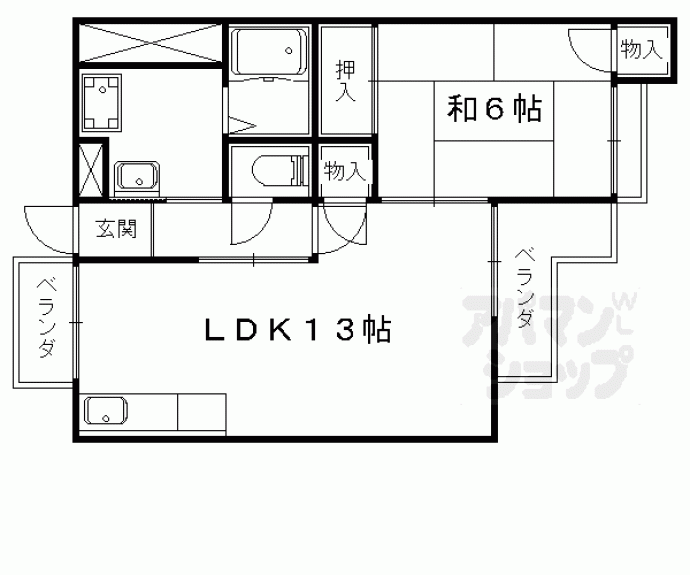 【ミニヨンハウス勧修】間取