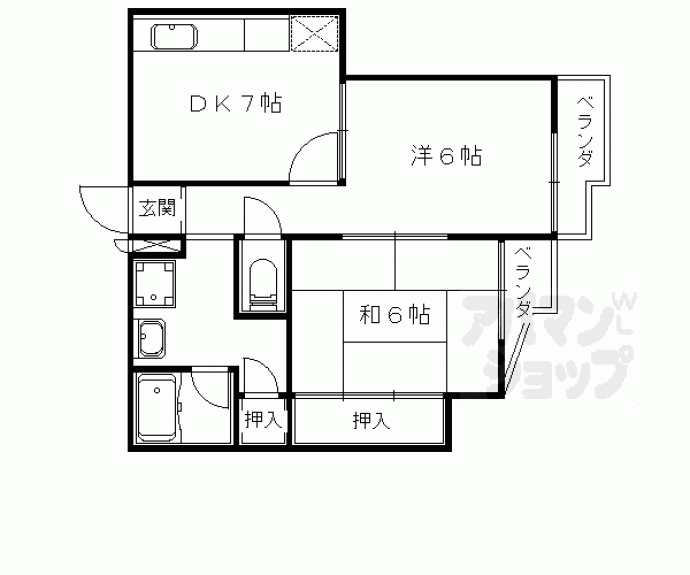 【ミニヨンハウス勧修】間取