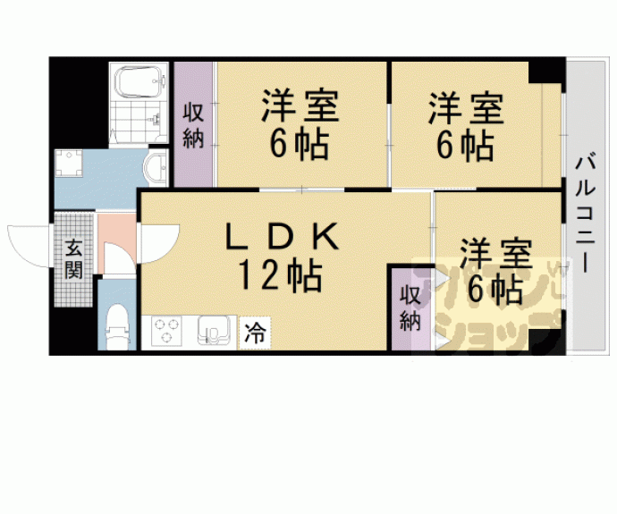 【エーデル音羽】間取