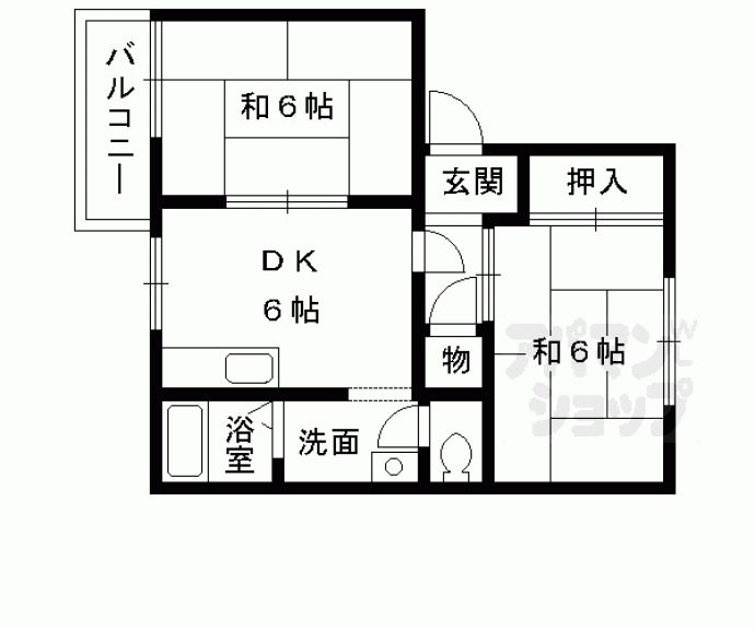 【グリーンサイト四ノ宮】間取