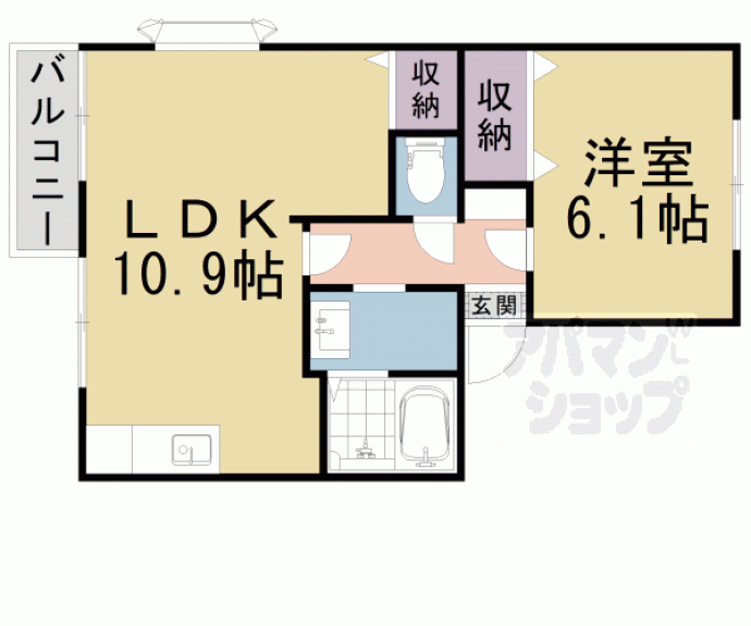 【グリーンサイト四ノ宮】間取