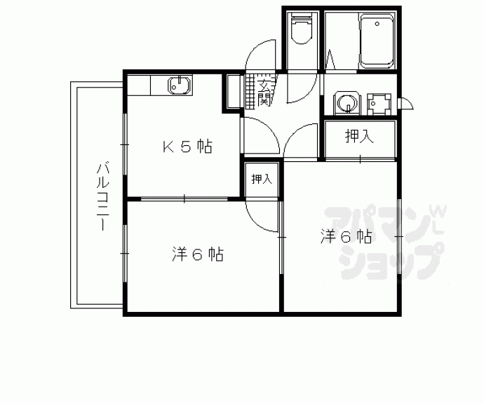 【グリーンテラス平井】間取