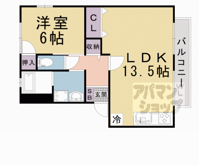 【ビューテラス山科】間取