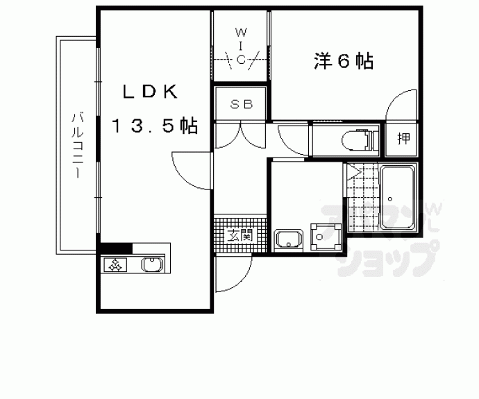 【ビューテラス山科】間取