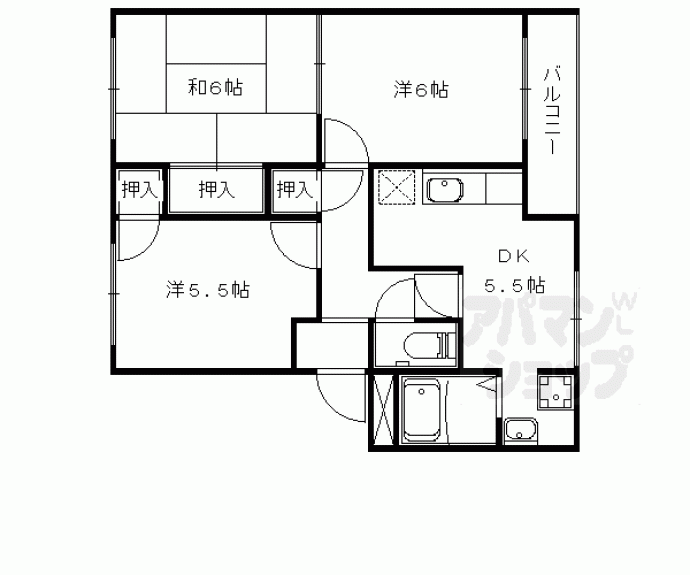 【ＤＯＧＷＯＯＤ】間取