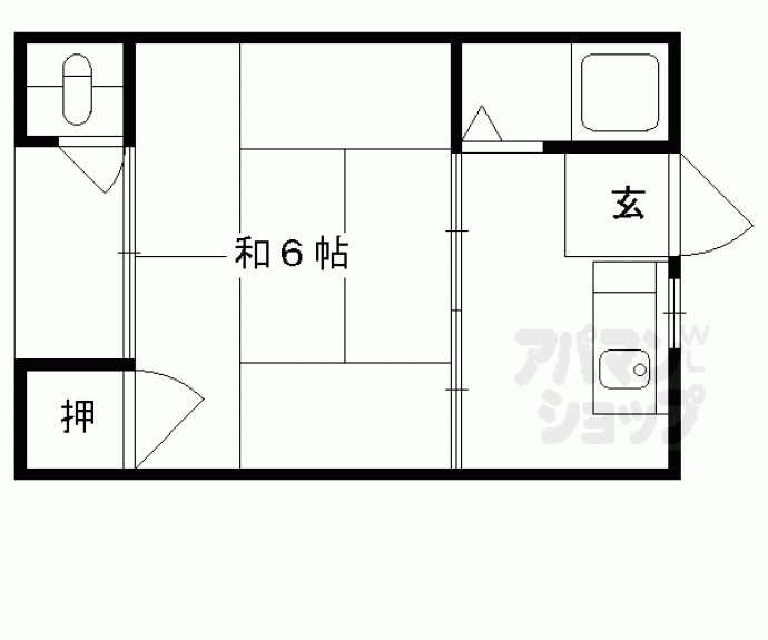【グランプリ山科】間取