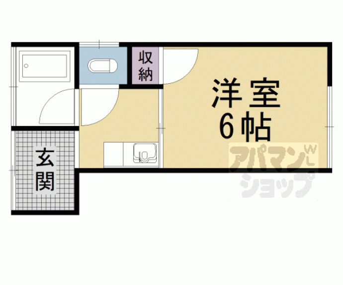 【グランプリ山科】間取