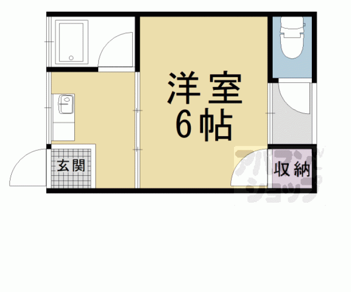 【グランプリ山科】間取