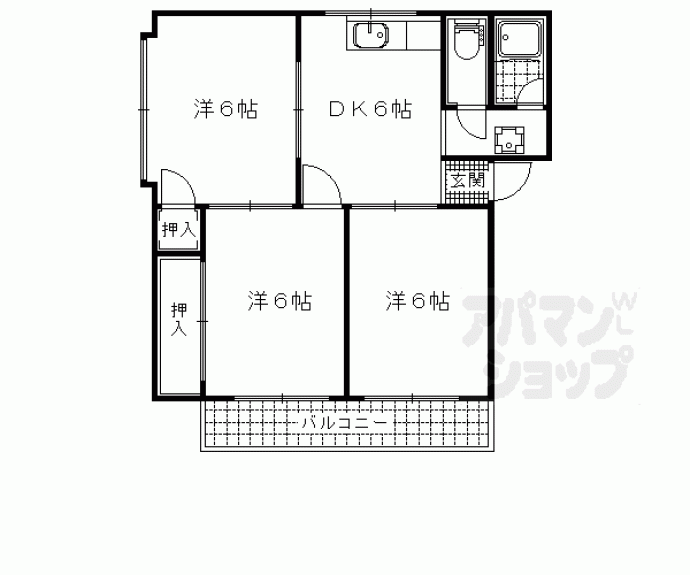 【メゾン幸】間取