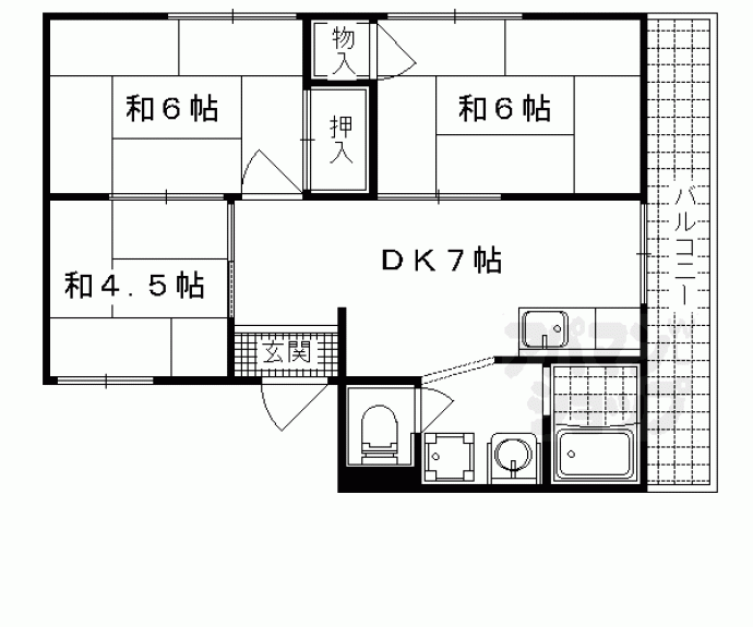 【フレグランス モナ】間取