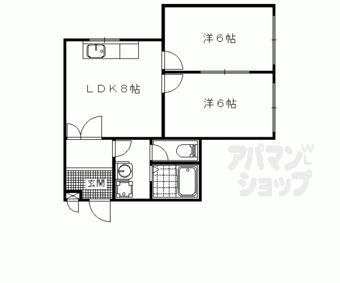 【サキゾーメゾン竹鼻】間取