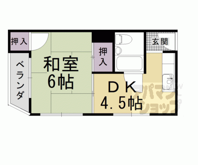 【コーポ紅梅】間取