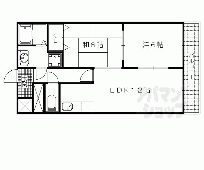 【パルフェマンション】間取