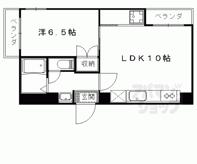【イルソーレ京都山科】間取