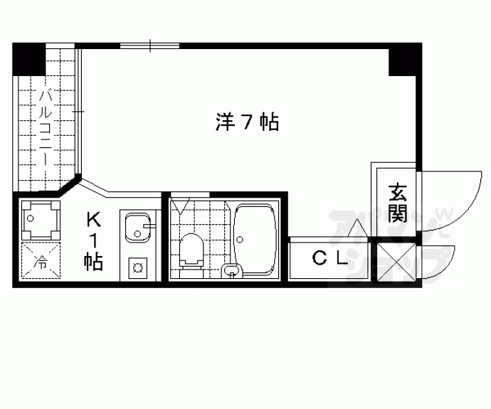 【イルソーレ京都山科】間取