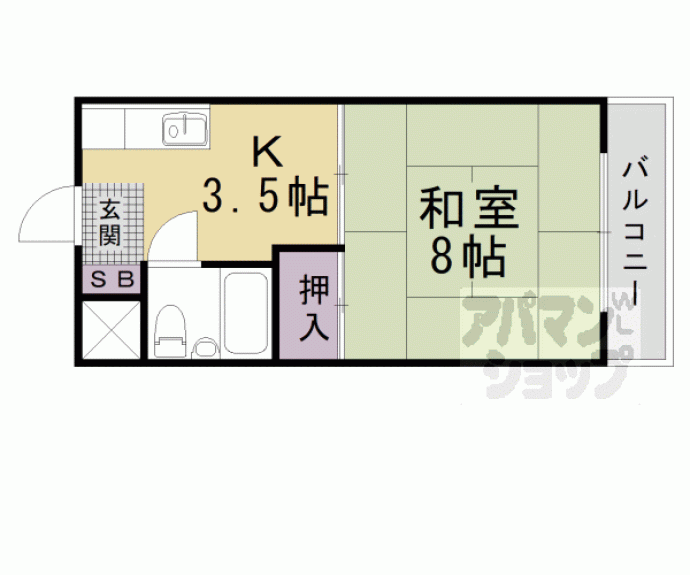 【西浦マンション】間取