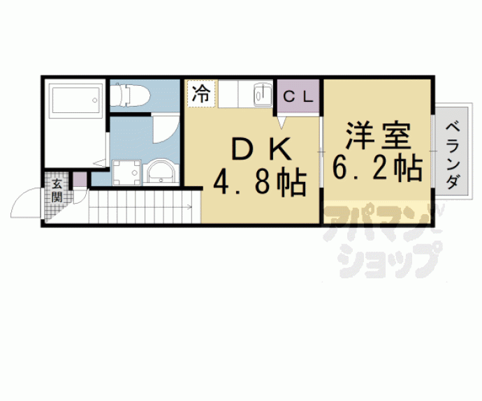 【カーサ　ディ　カメリア】間取