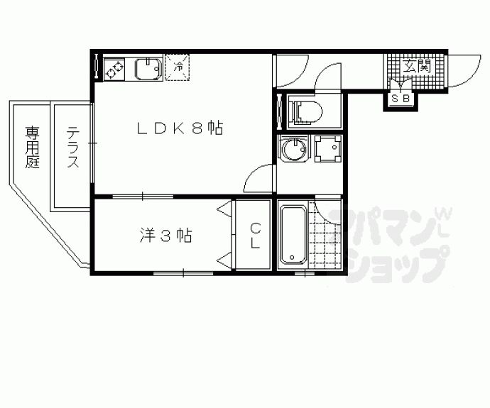 【グラン・ジュテ烏田】間取