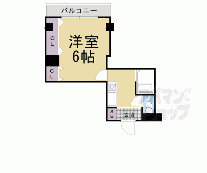 【山科アーバンコテージ】間取