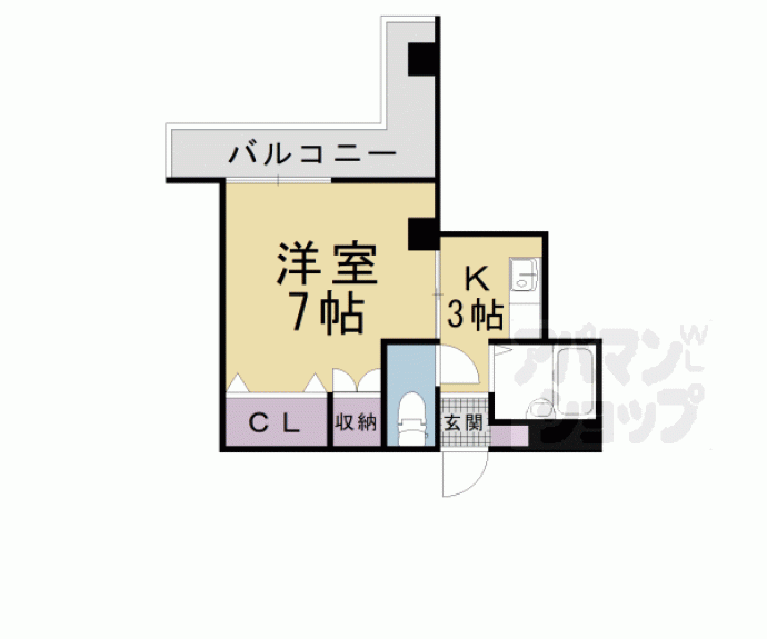 【山科アーバンコテージ】間取