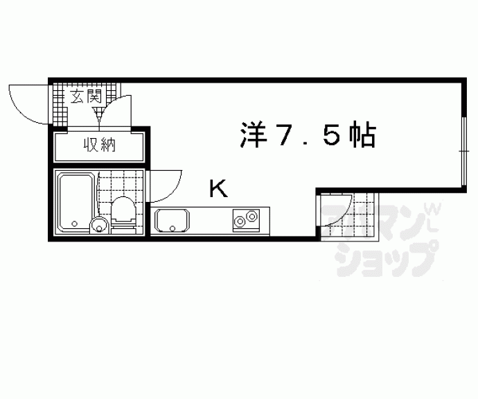 【レナジア椥辻】間取