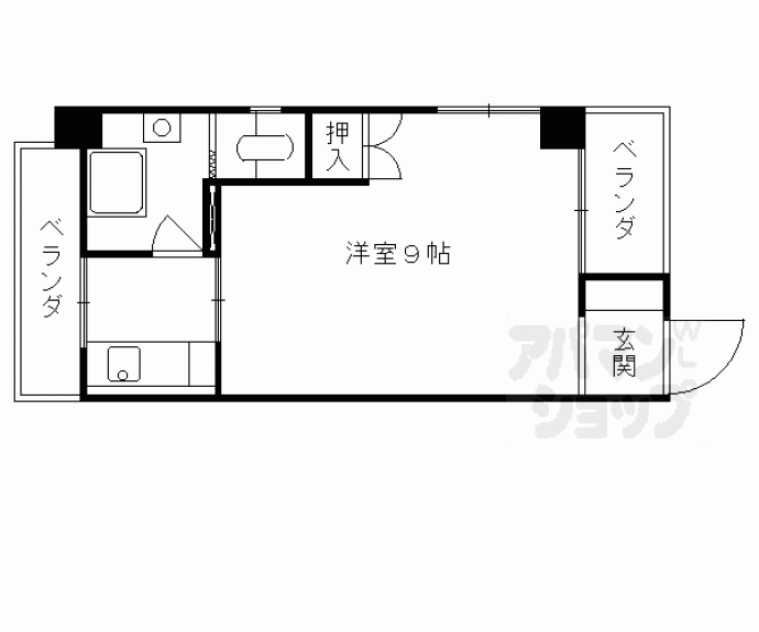 【山科 小堀マンション】間取