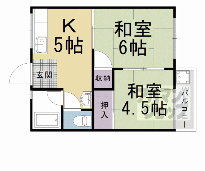 【ハイツ松英】間取