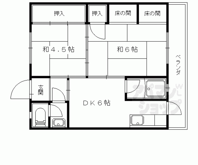 【赤澤マンション】間取