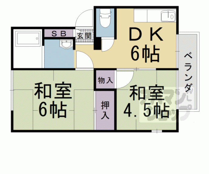 【ウィンディア大塚　Ａ棟】間取
