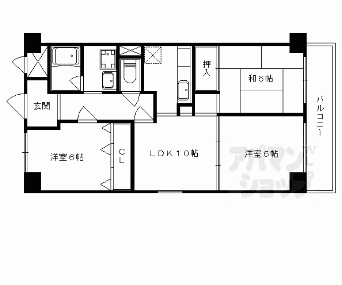 【ロイヤル現代】間取