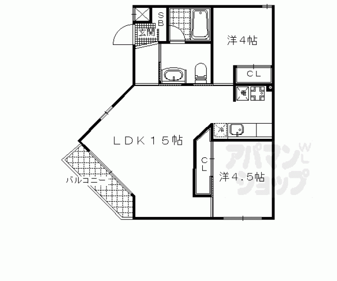 【ＰＡＲＫ　ＨＩＬＬＳ　ＯＹＡＫＥ　ＶＩＬＬＡ　３】間取