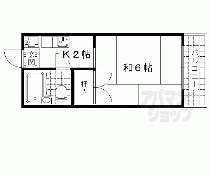 【ハイツコワフュール】間取